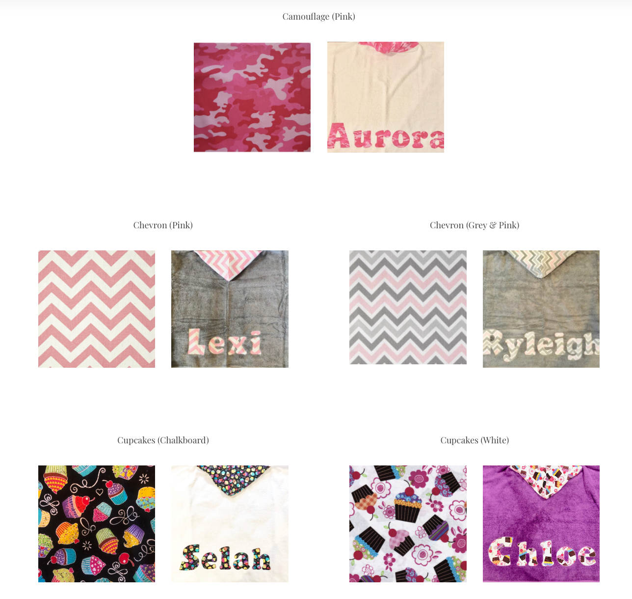 Personalized Appliqué Hooded Towel